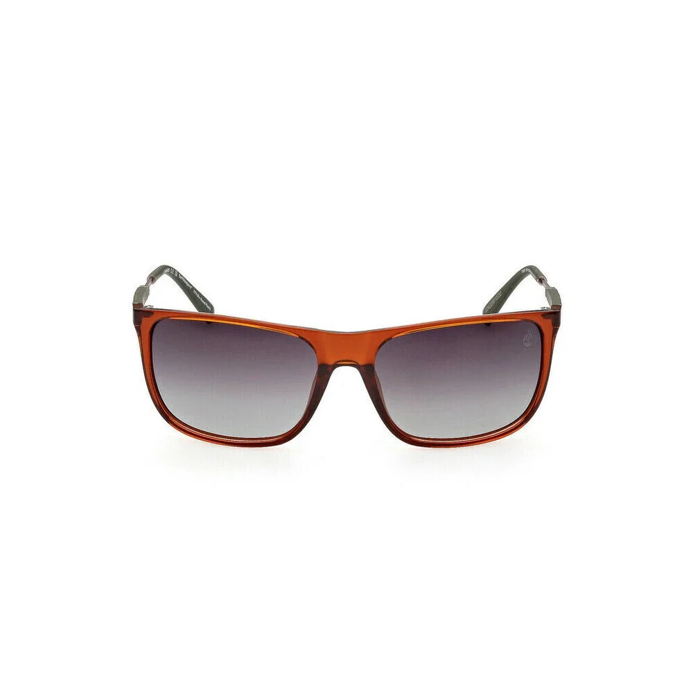 NWT TIMBERLAND TB9281 48R 62 Shiny Dark Brown Sunglasses